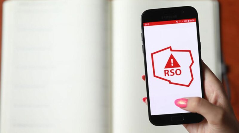 Aplikacja Regionalny Ssystem Ostrzegania RSO